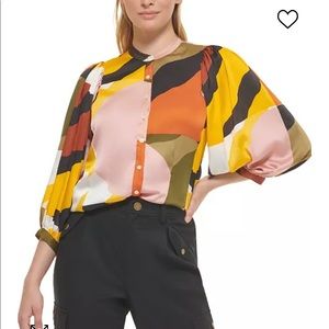 KARL LAGERFELD PRINTED BLOUSE